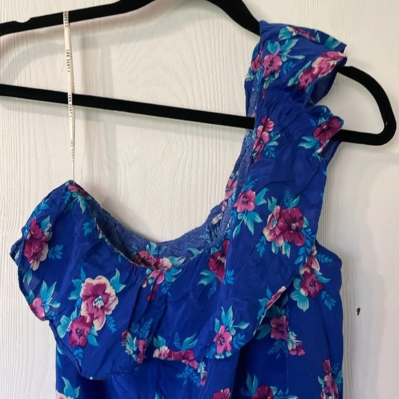 I Love H81 Romper one shoulder floral size large - Picture 4 of 5